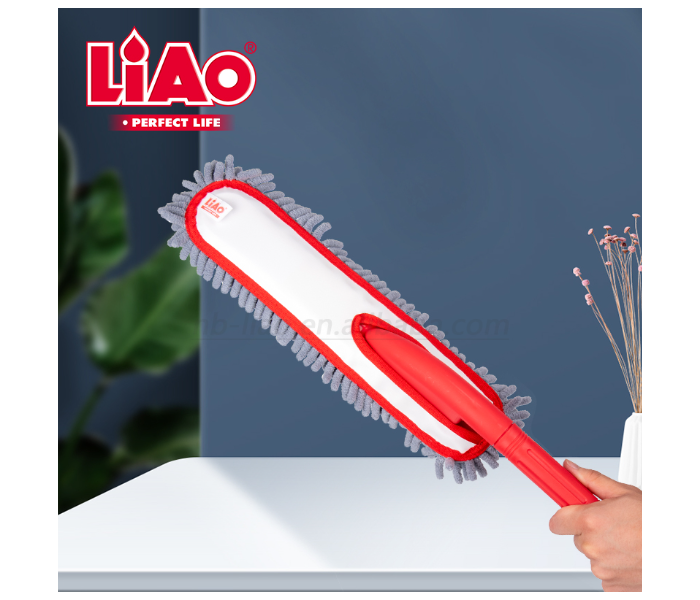 Express Delivery - Liao 66638 Microfiber Car Cleaning Brush F130012  - Red - ID 100165