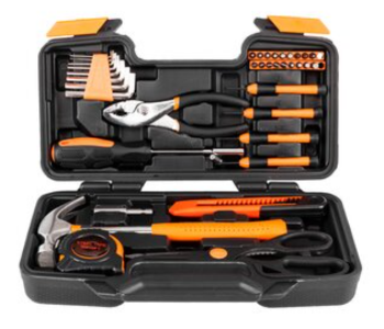 Express Delivery - FN-Marionville 39 Piece Tool Set - Black and Orange - ID 98578