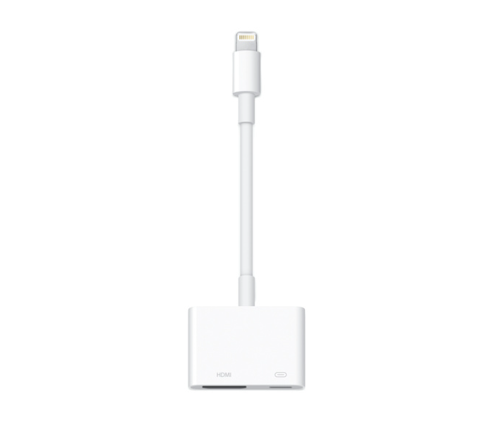 Express Delivery - Apple Lightning Digital AV Adapter - White - ID 100807