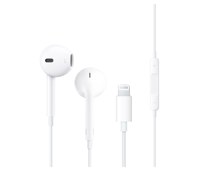 Express Delivery - Wiwu EB302HF Earbuds Hf Sound Plug And Play Lightning Connector - White - ID 100836