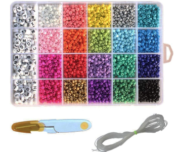 5000 Pieces 3mm Beads Kit - Multicolour in UAE