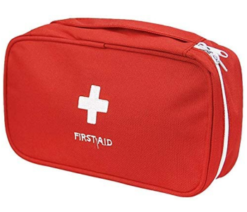 Portable First Aid Kit Bag - Red in UAE