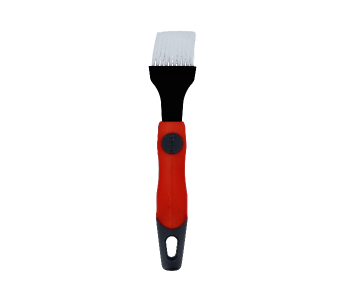 Delcasa DC1924 21x4 Cm Durable Nylon Cooking Brush -Silver And Red in UAE