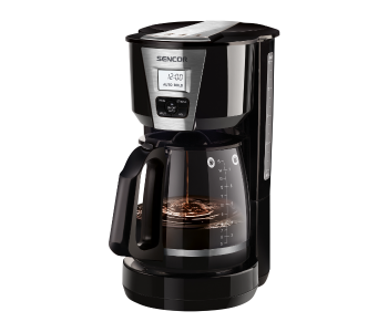 Sencor SCE5070 1000W 1.8Liter Coffee Maker With LCD Display-Silver And Black in KSA