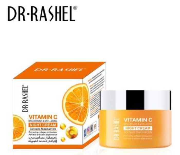 Express Delivery - Dr Rashel DR016 Vitamin C Brightening and Anti Aging Night Cream - ID 103242