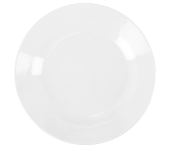 Delcasa DC2318 10.5 Inch Melamine Dinner Plate - White in UAE