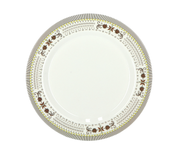 Delcasa DC1785 8 Inch Melamine Durable Superior Quality Round Dinner Plate - White in UAE