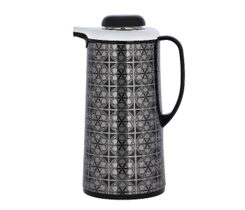 Delcasa DC2048 1Liter Stainless Steel Leak-Resistant Double Wall Vacuum Flask -Silver And Black in UAE
