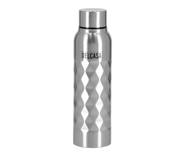 Delcasa DC1586 750ml Stainless Steel Reusable And Lightweight Water Bottle - Silver in UAE