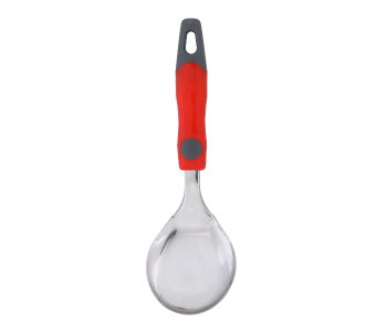 Delcasa DC1933 25X7.8 Cm Stainless Steel Rice Spoon -Silver And Red in UAE