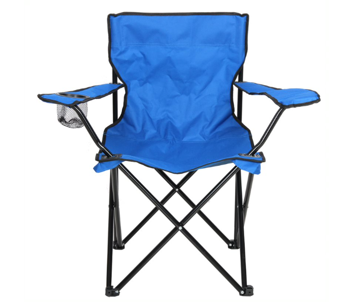 Express Delivery - Portable LAC7096 Foldable Camping Beach Chair -Blue - ID 102483