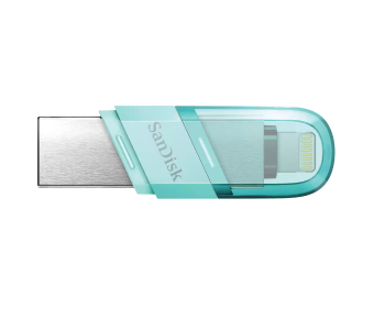 Express Delivery - SanDisk SDIX90N-256G-GN6NE iXpand Flash Drive Flip 256GB - Blue - ID 102176