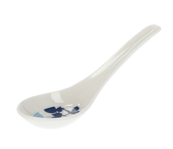 Delcasa DC1806 Durable And Heat Resistant Melamine Soup Spoon - White in UAE