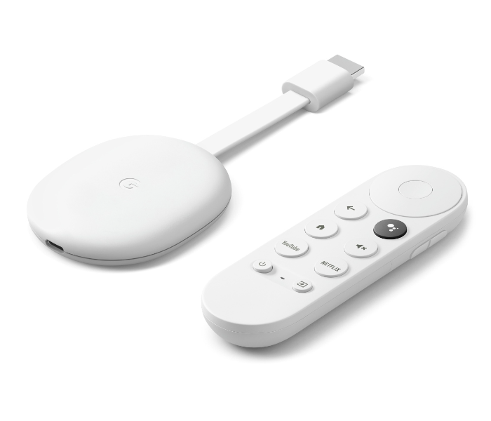 Express Delivery - Google G9N9N Chromecast with Google TV and Remote -White - ID 101648