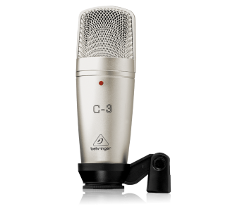 Behringer C-3 Dual Diaphragm Studio Condenser Microphone - Silver in UAE