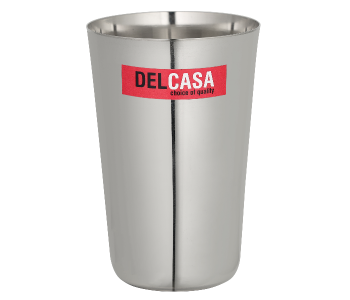 Delcasa DC2203 0.070Gram Stainless Steel Plain Drinking Glass - Silver in UAE