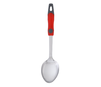 Delcasa DC1934 32X7.3 Cm Stainless Steel Serving Spoon -Silver And Red in UAE