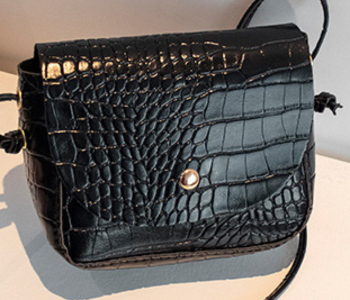 FN-New Trendy Elegant Mini Satchel Shoulder Bags Crossbody For Ladies - Black in KSA
