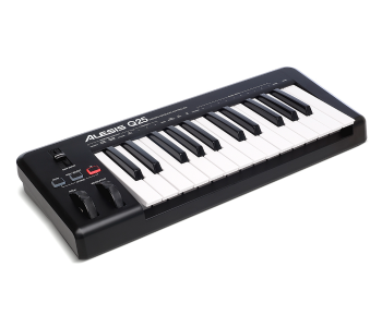 Alesis Q25 MIDI Keyboard Controller With 25 Velocity Sensitive Keys - Black in UAE