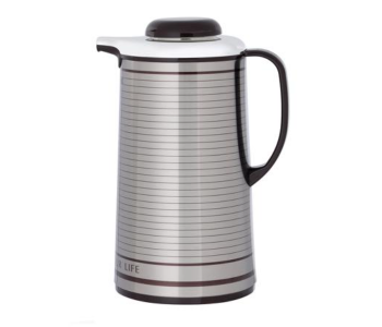 Olsenmark OMVF2477 1 Liter Hot And Cold Vacuum Flask - Silver And Black in UAE
