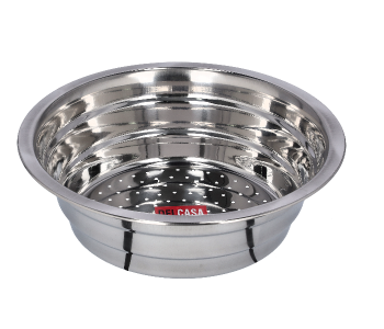 Delcasa DC1874 29 Cm Stainless Steel Rice Strainer With Bottom Hole -Silver in UAE