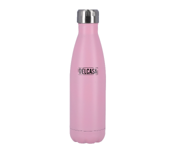 Delcasa DC1894 350ml Reusable Stainless Steel Water Bottle -Pink in UAE