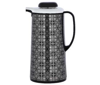 Delcasa DC2049 1.3Litre Stainless Steel Vacuum Flask - Black And White in UAE