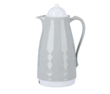 Delcasa DC1671 1 Litre Glass Vacuum Flask With Comfortable Handle - Grey in UAE