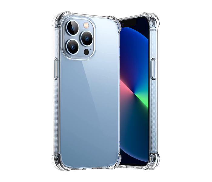 Express Delivery - Trands IPHC-5047 6.1 Inches iPhone 13 Pro Anti Yellowing Clear Case - Clear - ID 103120