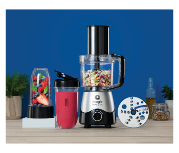 Magic Bullet Kitchen Express Blender 400Watts With Mini Food Processor - Silver in UAE