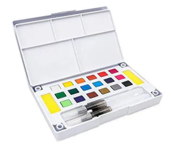 Express Delivery - 18 Pieces Water Colour Set - Multicolour - ID 103440