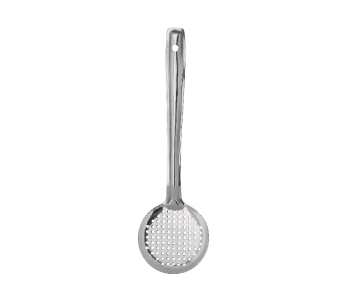 Delcasa DC1881 Durable Stainless Steel Frying Slotted Skimmer Spoon -Silver in UAE