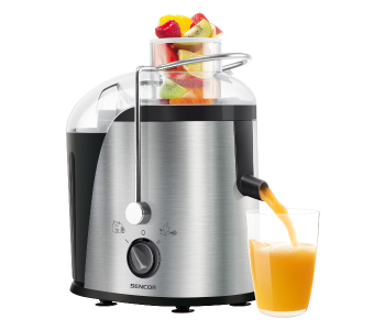 Sencor SJE741SS 400W 2Speed Juicer With Triple Engine Protection -Black And Silver in KSA