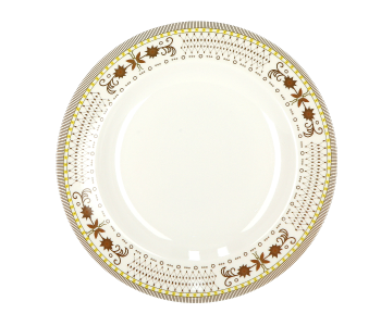 Delcasa DC1786 8 Inch Melamine Durable Superior Quality Round Soup Plate - White in UAE