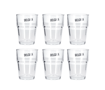 Delcasa DC1664 7 Oz 6 Pieces Durable And Lightweight Glass Tumbler Set - Clear in UAE