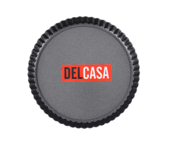 Delcasa DC2037 20x2.5CM Non-Stick Pie Cake Pan With Loose Base -Grey in OMAN