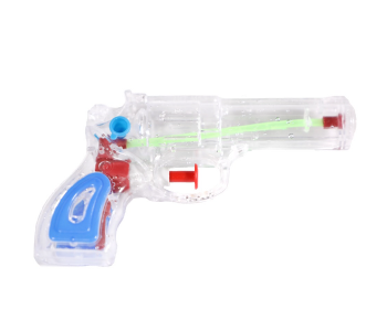 Single Nozzle Small Plastic Water Toy Gun For Kids - Transparent in OMAN