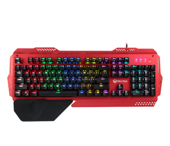 Express Delivery - Meetion Mt-Mk20 Mechanical Keyboard with Arabic - Red - ID 105112