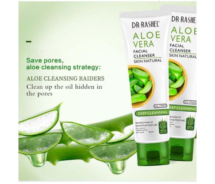 Express Delivery - Dr.Rashel 100g Aloe Vera Facial Cleanser For Control Water Oil And Fine Pores - ID 103624