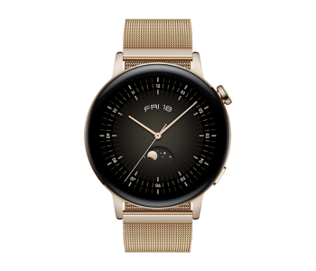 Huawei Watch GT 3 42mm Elegant Edition With Milanese Strap - Gold in KSA