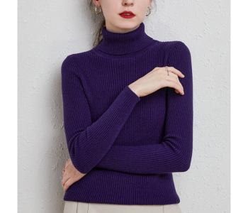Express Delivery - 6611 Autumn Turtle Neck Cashmere Winter Pullover Sweaters For Women Assorted - ID 104171