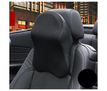 Soft Pillow Foam Neck Support Driving Cushion Pad Car Seat Headrest - Black in KSA