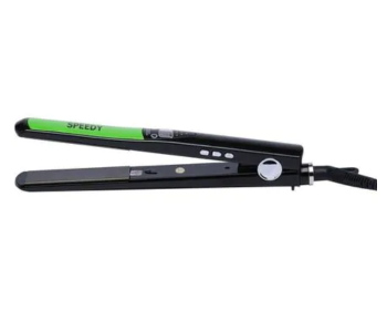 Express Delivery - Generic Flat Iron Hair Straightener for Women - Black - ID 104949