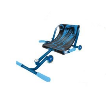 Durable Steel Waveroller With Extension Bar And Hand Brake - Blue in KSA