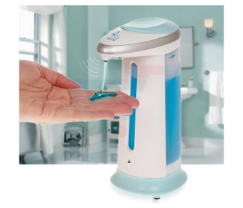 Soap Magic Hand Free Soap Dispenser White/Blue in UAE