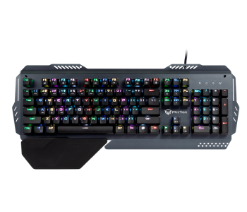 Express Delivery - Meetion Mt-Mk20 Mechanical Keyboard with Arabic - Grey - ID 105113