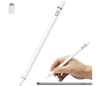 Universal Stylus Compactable Smart Pen For Touch Screen - White in KSA
