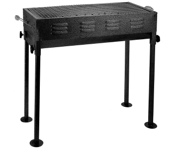 Royalford RF10363 Foldable Barbeque Stand With Grill For Outdoor Camping - Black in UAE