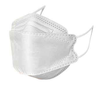 Express Delivery - KF94 10 Pieces 3D Face Safety Mask for Adult Protection Filter Efficiency - White - ID 108472