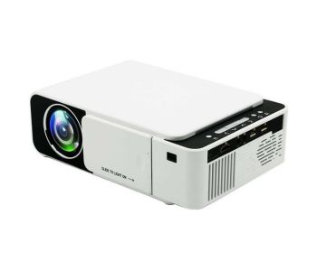 Express Delivery - Borrego T5 1080 HD LED Projector - White - ID 107821